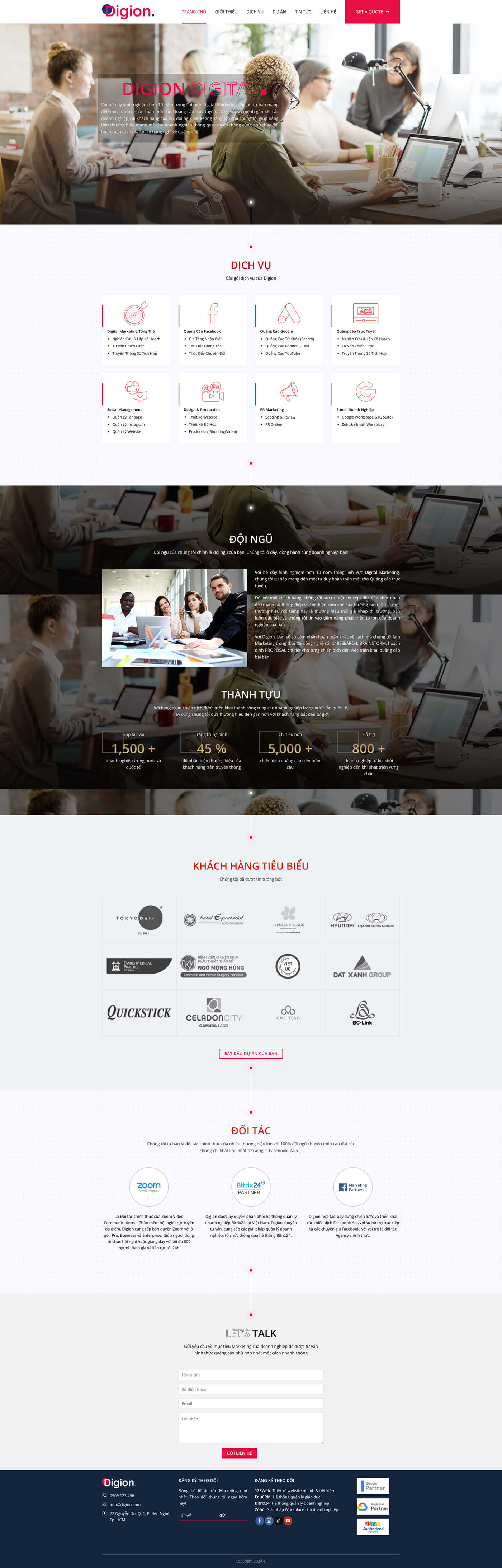 Theme website Agency Digital Marketing Online