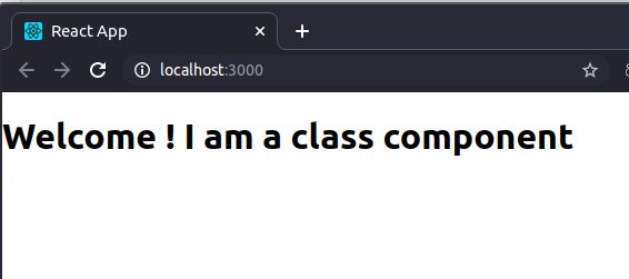 Class component React demo