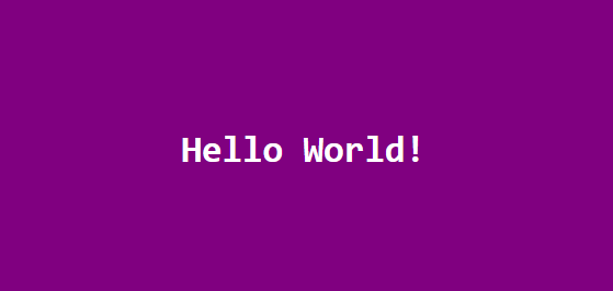 styled-component - Hello World