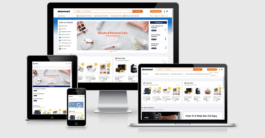 Theme WordPress Thương Mại Điện Tử EkomMart