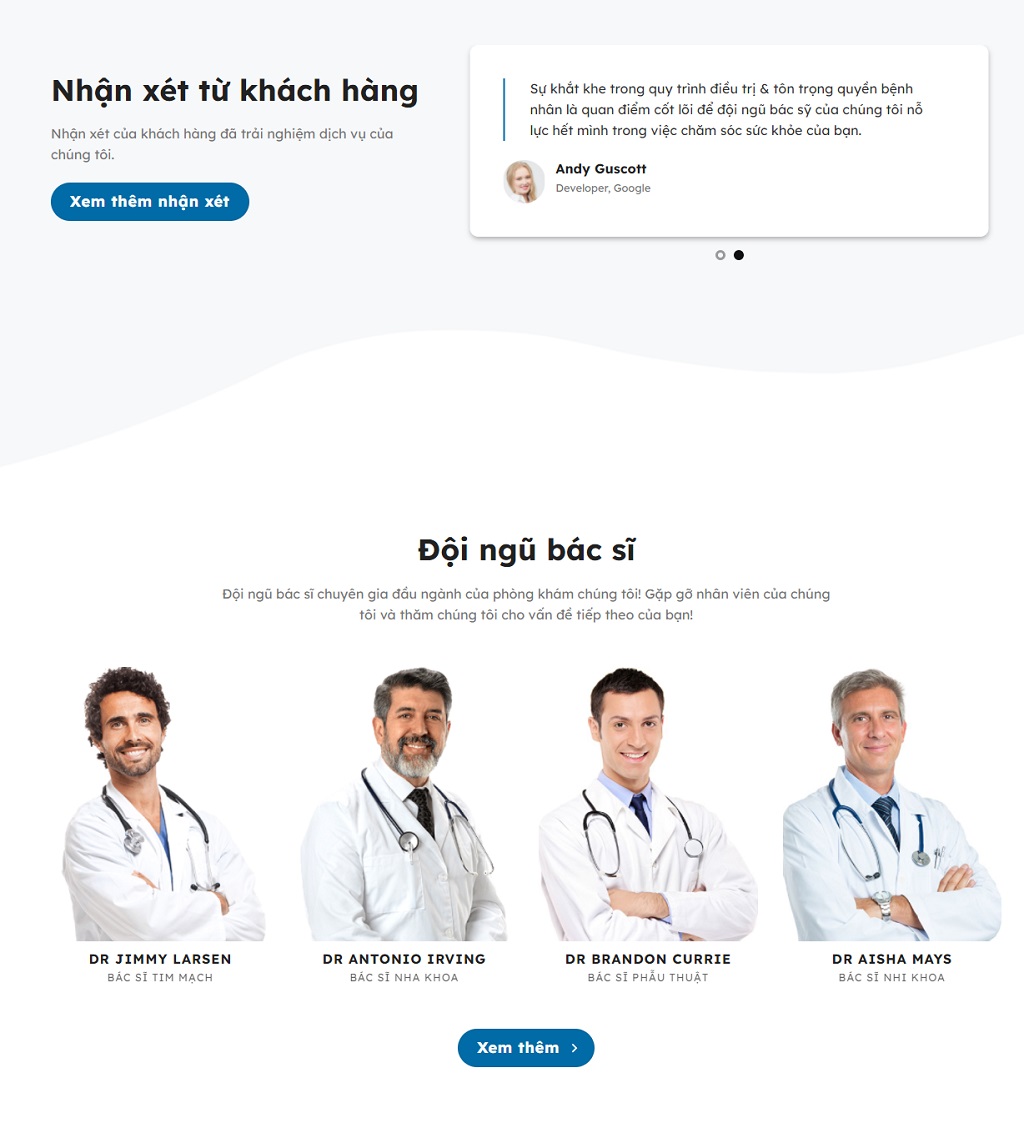 Website Phòng Khám Đa Khoa - Clinic