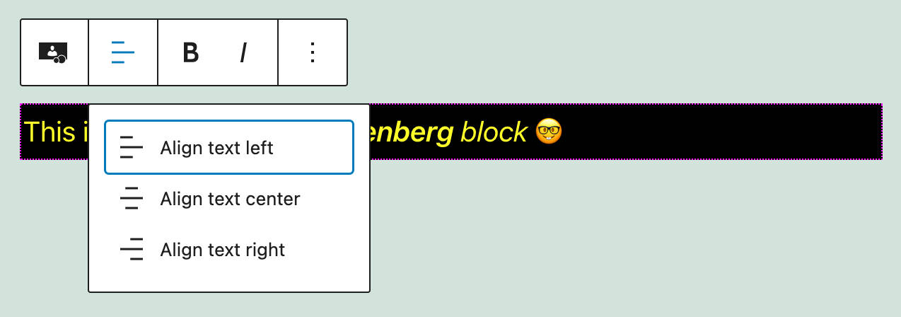 alignment-block-toolbar