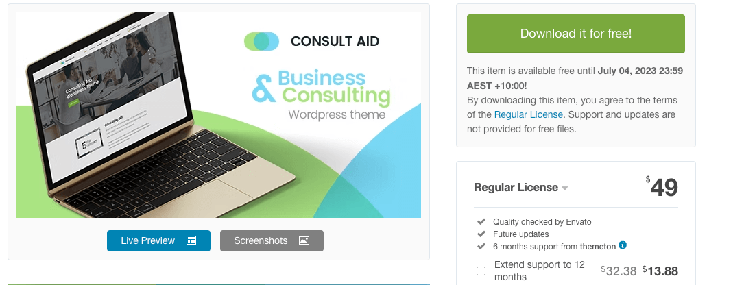 [Share code] Consult Aid : Business Consulting And Finance WordPress Theme