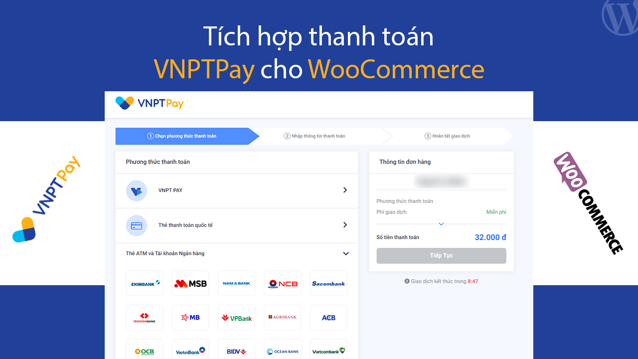 Plugin WP - Tích hợp thanh toán VNPTPay cho WooCommerce