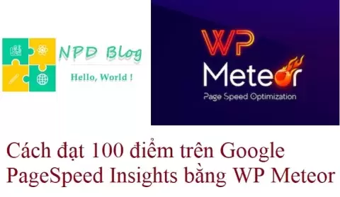 Cách đạt 100 điểm trên Google PageSpeed Insights bằng WP Meteor