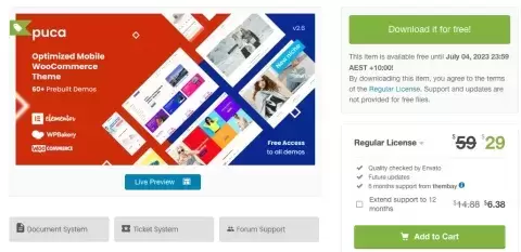 [Share code] Puca - Optimized Mobile WooCommerce Theme