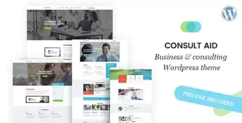 Consult Aid Business Consulting And Finance WordPress Theme