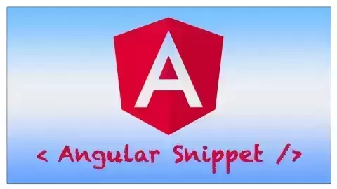 angular snippet code