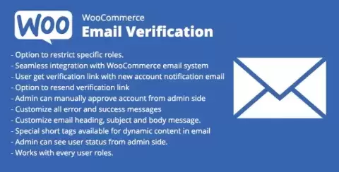  Plugin WP WooCommerce Email Verification