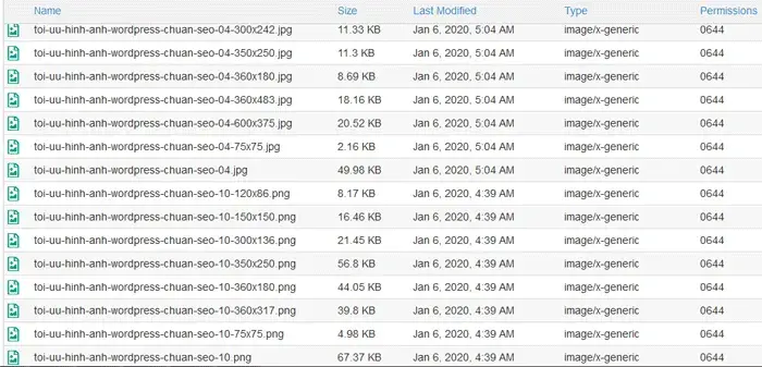 Ngăn WordPress tạo ảnh tự động với nhiều kích thước không dùng